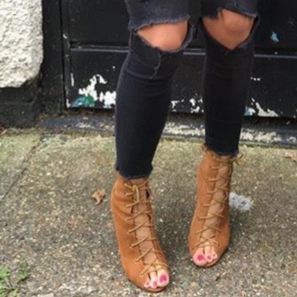 J Adams lace up heels - Picture 2 of 11